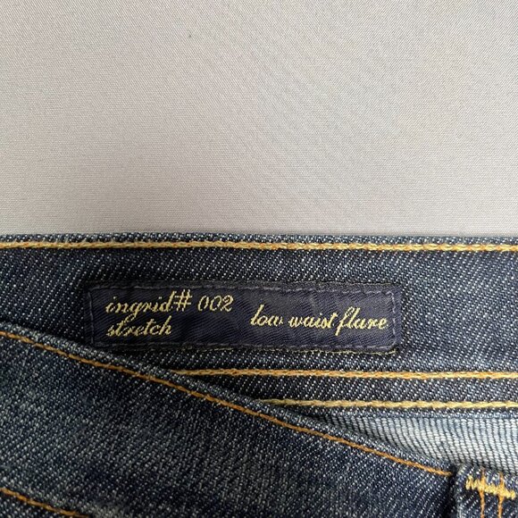 COH Citizens of Humanity Ingrid #002 Size 28 Low Waist Flare Jeans Womens 30x33 - Picture 7 of 13